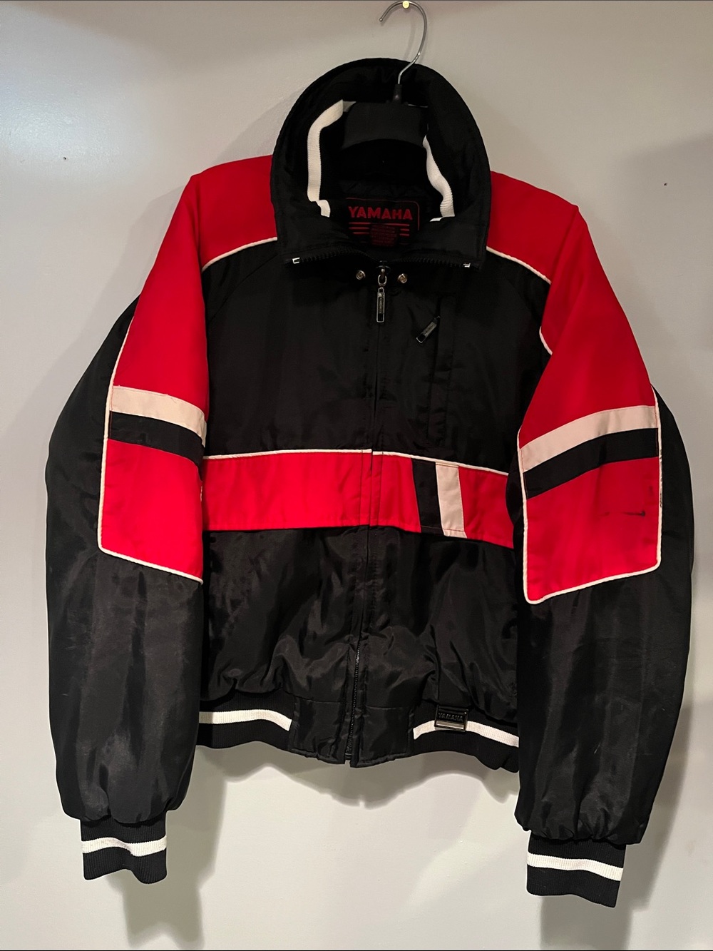 Yamaha Black Red and White Performance Riding Jacket